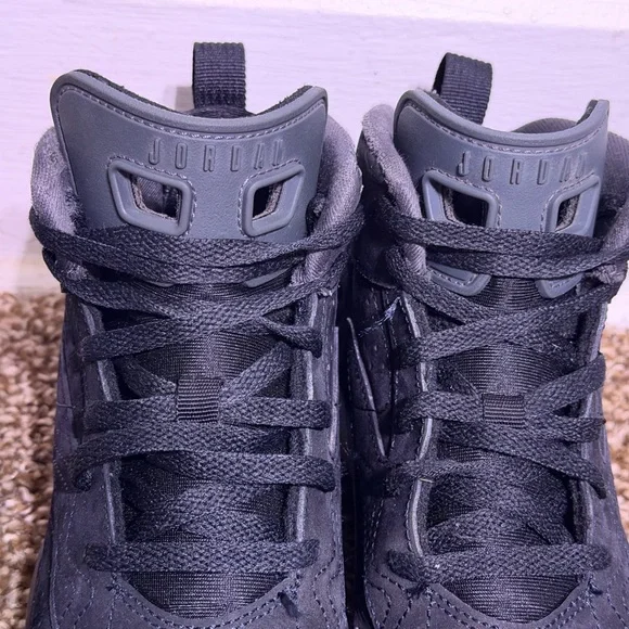 Jordan Jumpman MVP PS Black Anthracite DZ5578-001 Size 1Y Kids Shoes - Picture 3 of 7